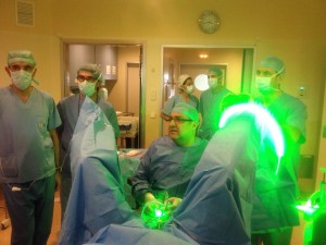 Curso de envaporización anatómica y enucleación prostática con láser verde 