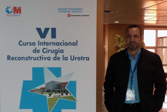 El Doctor Jose Angel Gomez Pascual en el VI Curso Internacional de Cirugía Reconstructiva de la Uretra en Madrid
