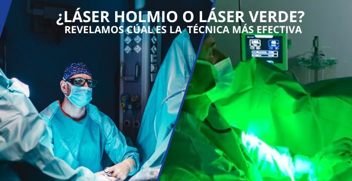 Operación de Láser Holmio y Operación de Láser Verde