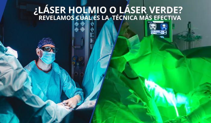 Operación de Láser Holmio y Operación de Láser Verde